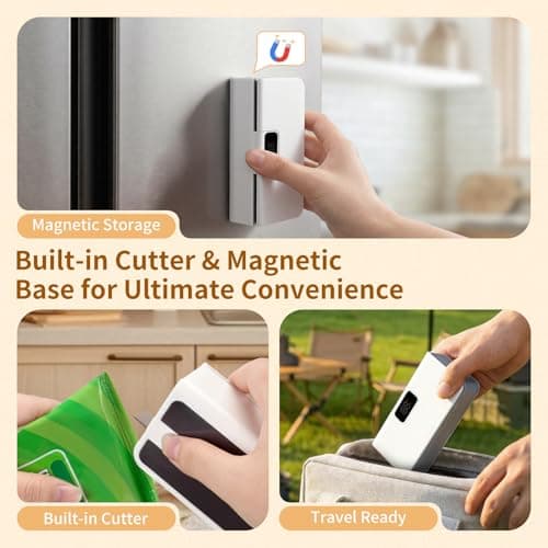 Mini Rechargeable Bag Sealer with LED Display for Food Storage — view 5