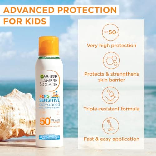 Garnier Ambre Solaire Sun Cream SPF 50+ Sensitive Advanced Kids Mist — view 2