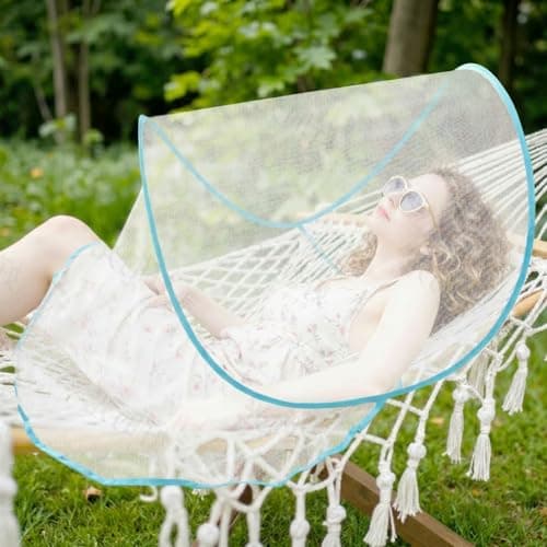 Pop Up Mosquito Net, Travel Mosquito Net with Instant Setup, Ideal for Camping and Outdoor Use, Portable Bed Protection for Travelers and Campers, Measuring 140 x 80 x 56 cm — view 5