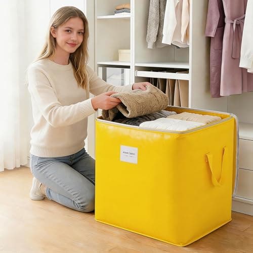190 L Waterproof Storage Bag Yellow Durable Extra Large — view 5