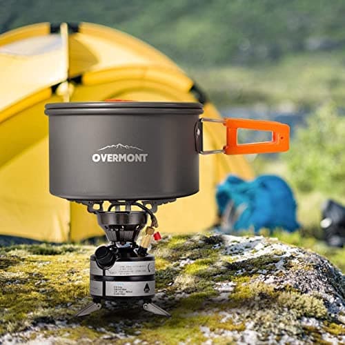 OVERMONT Camping Cookware Set Outdoor Cooking Kettle Mess Kit — view 2