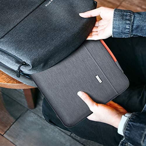 LANDICI 13.3 Inch Laptop Sleeve Protective Case with Handle and Pockets — view 2