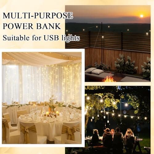 3 X AA Battery Holder Case with USB Port, 4.5V Portable Battery Power Bank, Battery Box for LED Strip, Fairy String Lights, Curtain Lights, Indoor‑Outdoor DIY Lighting Projects (Milky white, 2 Pcs) — view 5