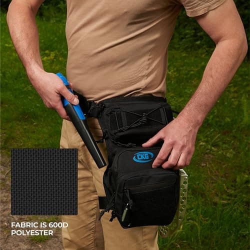 CKG Leg Bag Tactical Pouch for Metal Detecting, Drop Leg Bag, Waterproof Metal Detector — view 6