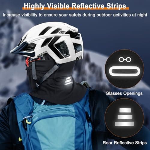 toptrek Balaclava Ski Mask Windproof Thermal Balaclavas Masks for Men/Women — view 3