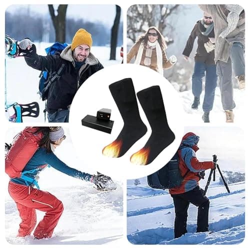 Heated Socks for Women Insulation Warmer Comfortable Washable Electric — view 4