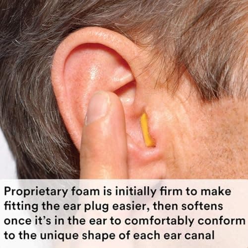 Classic Foam Ear Plugs - Noise Reducing Ear Defenders, 50 Pairs Yellow Earplugs, Each Individually Wrapped for Optimal Comfort and Cleanliness (50 Pairs) — view 4