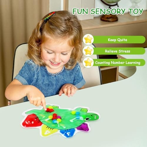 TonStyle Montessori Travel Toys for Toddlers, & Kids, Preschool Fine Motor Skills for Autism, Fidget Color Matching Travel Toys, Calm Down Toy, Travel Plane Birthday Gifts for Boys/Girls — view 6