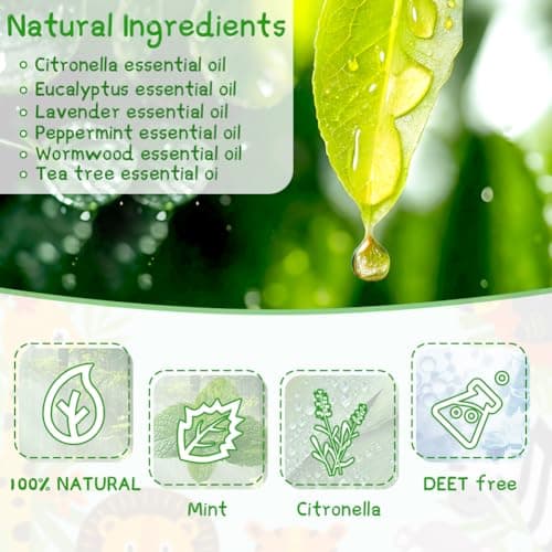 AOOWU Mosquito Repellent Patches for Kids and Adults, 216Pcs Mosquito Repellent Sticker, Natural Plant Repellent Patches, Insect Repellent Patches to Repel Bugs, 1728 Hours Protection, Skin Safety — view 6