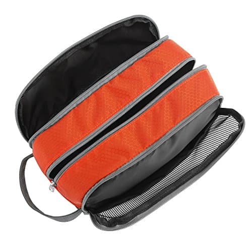 Gonex Men's Toiletry Bag, Water-Resistant Nylon Travel Wash Shower Bag — view 4
