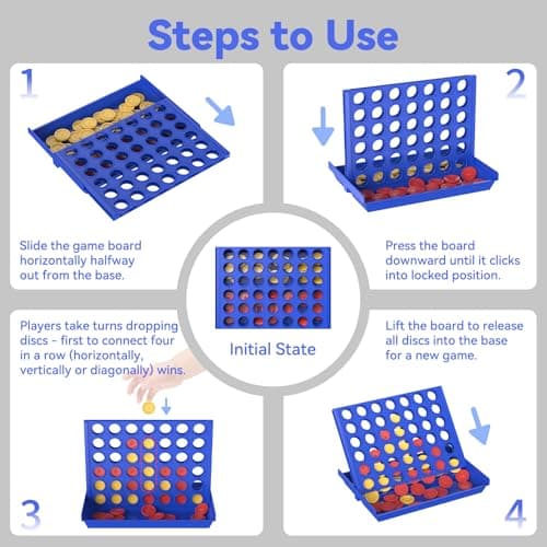 Pup Go 4 in a Row Connect Board Game for Kids 3+, Family Games for Children — view 6