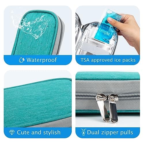 YOUSHARES Insulin Cooler Travel Case TSA-Approved for Monjaro GLP-1 Pens — view 3