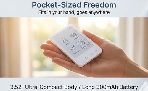 GOWENIC Portable Ebook Reader, 3.52 Inch E-Ink Screen — view 2