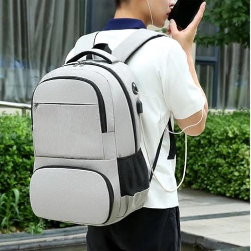Laptop Backpack with USB Charging&Headphone Port Computer Bag Cabin Bags — view 3