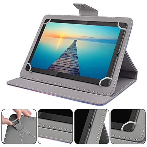 KATUMO Universal Case for All 10 inch Tablet,Case for 10.1 inch Tablet Case Cover, Travel Portable Protective Folio Leather Stand Shell Case for All Kinds of 9.6-10.5 inch Android/iOS/Windows Tablet — view 6