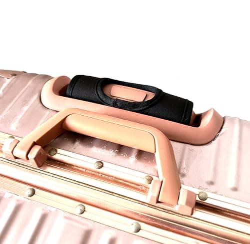 KOSTOO Neoprene Luggage Handle Wrap Soft Grip Handle Cover Luggage Identifier with Hollow Design for Suitcases Luggage Travel Accessories (3 PCS Black) — view 4
