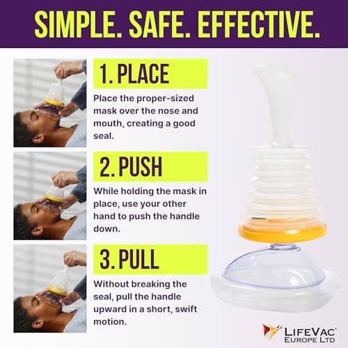 LifeVac Travel Anti Choking Device - Choking Rescue Device Travelling Kit — view 6
