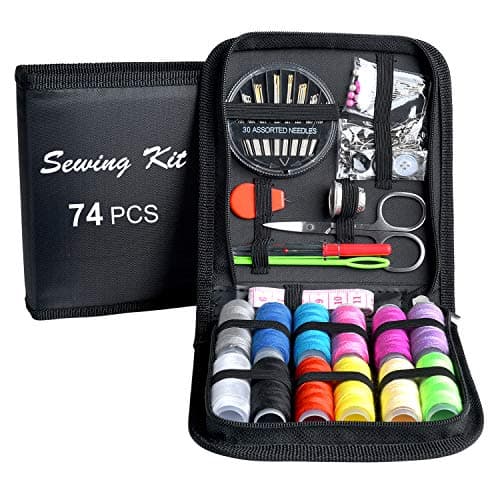 Acptall Travel Sewing Kit for Adults & Beginners with Portable Storage Case