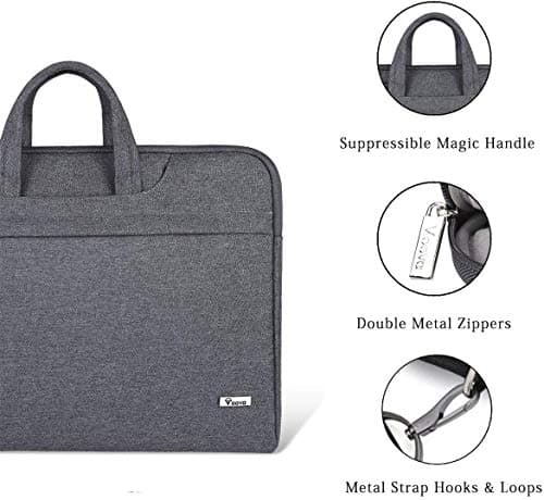 Voova 15-15.6 inch Laptop Shoulder Bag MacBook Sleeve, Computer Bags — view 6