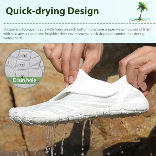AONETIGER Unisex Barefoot Shoes Mens Womens Quick Dry Barefoot Aqua Sneaker — view 4