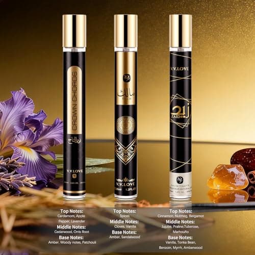 Men's Fragrance Gift Set, 6 x 35ml Long-Lasting Perfume Gifts for Men, Luxury Men's Eau de Toilette, Travel Size Cologne & Aftershave Collection Sets for Him Birthday Anniversary Valentine Christmas — view 2