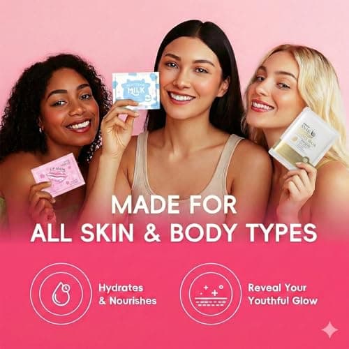 25PCS Face Masks Skincare Set, Pamper Gifts for Women, Travel Skincare Set with Cleanser, Mud Mask, Sleeping Mask, Serum Cream, Eye&Lip Mask, Gifts for Teenage Girls, Skin Care Gift Sets for Women — view 5