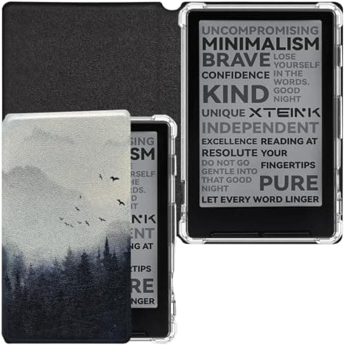 Case for XTEINK X3 3.7" Pocket E-Ink eBook Reader Cover (Misty Forest)