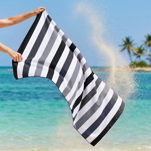 Exclusivo Mezcla Large Microfiber Quick Dry Beach Pool Towel, 152x76 cm — view 5