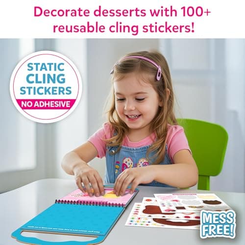 Skillmatics Peelies – Dessert Chef, Reusable Sticker Activity Book for Kids — view 2