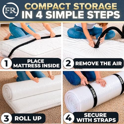 Mattress Vacuum Bag for Foam, Gel, Latex-Mattress up to 200×160cm (79”×63”) — view 5