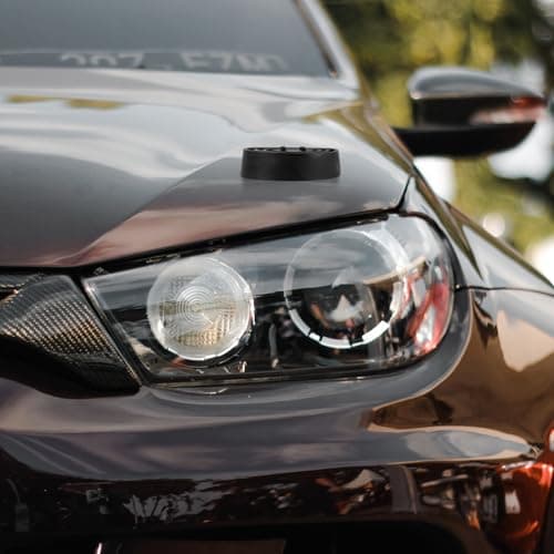 HINTRMENT Car Headlight Protector and Dust Cover Sleek Black Silicone for Long-distance Travel and Off-road — view 6