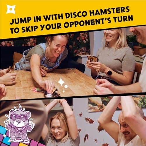 Party Snail Games Ninja Hamster Apocalypse Disco: The Action-Packed Card Game That Gets Everyone Exploding With Laughter. Hilarious Fun for Kids, Teens and Adults. Perfect for home or travel — view 5