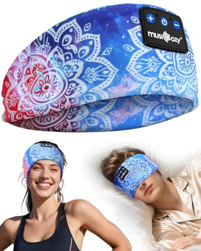 MUSICOZY Sleep Headphones Headband for Side Sleepers Bluetooth 5.4
