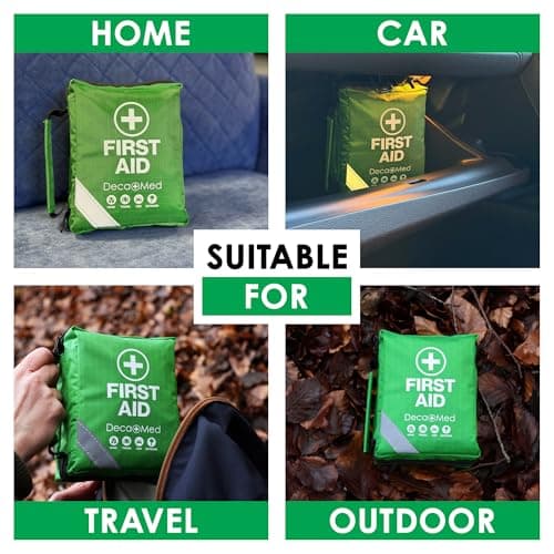 Deca+Med Premium First Aid Kits | Safety Essentials for Home, Office, Car, Caravan, Travel, and Camping (Medium First Aid Kit) — view 6
