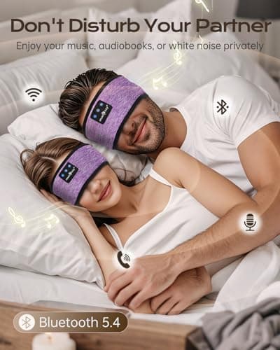MUSICOZY Sleep Headphones Headband for Side Sleepers Bluetooth 5.4 — view 6