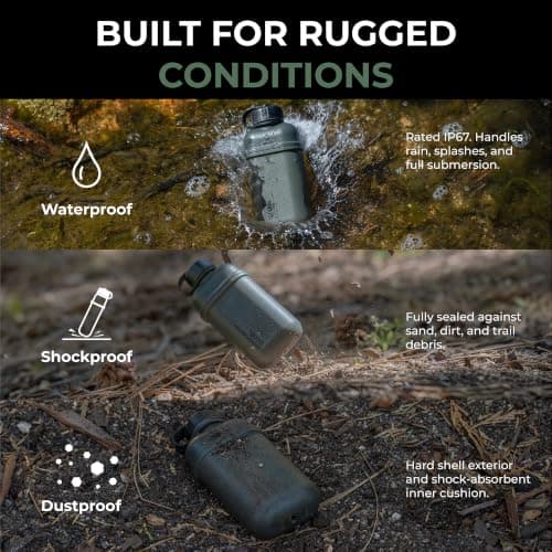 ELECOM NESTOUT 10000mAh Rugged Outdoor Power Bank, IP67 Waterproof, 20W — view 4