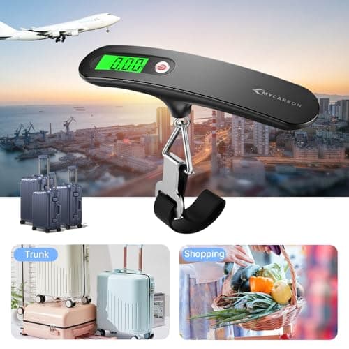 MYCARBON Luggage Scale Portable Digital Weight Scale 110lb/50Kg Capacity — view 6