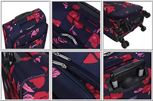 ARIANA Lightweight 4 Wheel Suitcase, Large Hold Luggage - RT561 (Large - 29" (H80xW50xD30cm), Navy) — view 5
