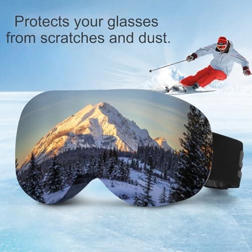 BSITSSS 2 Pcs Ski Goggle Protector Cover, Protective Goggle Cover Portable, Ski Goggle Cover Sleeve Anti-Scratch, Fashion Ski Goggles Protective Cover, Ideal for Travel and Après-ski — view 6