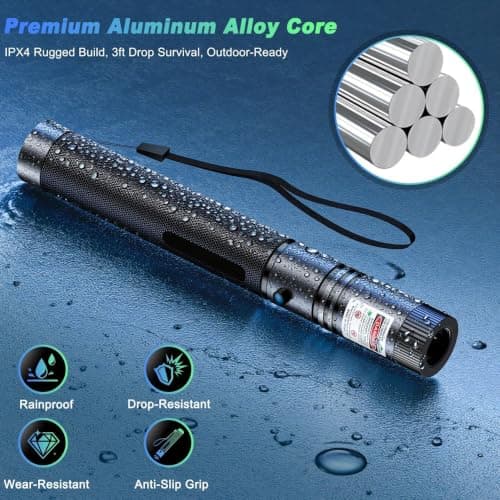 Rechargeable LED Torch, Portable Flashlight for Camping, Hiking and Home — view 5
