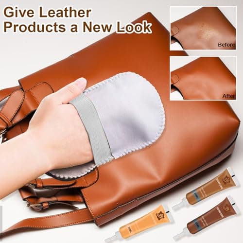 Celepoir Leather Filler Repair Kit, 6 Colors Leather Shoe Repair Kit — view 4