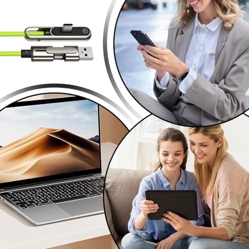 Invisible Holder Charger – 240W Foldable Fast Charging Sideways Cord, 2 In 1 Cable Stand | Compact Phone And Tablet Charger With Built-In Support For Office, Travel, Camping And Hiking — view 5