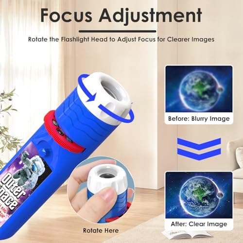 Pup Go Outer Space Torch and Projector for Kids Ages 3+, 3 Discs 24 Images, — view 6