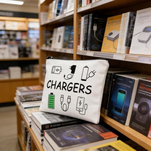 BRDTKUGV Charger Bag, Travel Charger Cable Storage Bag, for Storage — view 6