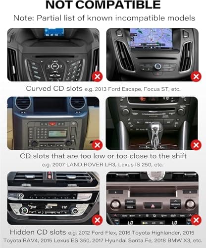 APPS2Car Universal Car Phone Holder - CD Slot Mount, Compatible with iPhone 11/11 Pro/Xs MAX/XR/XS/X, Galaxy S10/S10+/S9 and More — view 2