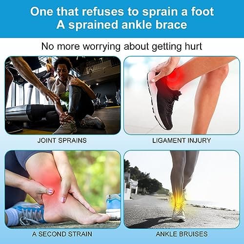 ACWOO Plantar Fasciitis Socks, 4 Pairs Neuropathy Socks Ankle Compression Socks for Women Men, Breathable Anti-Slip Ankle Support Brace Wide Calf Compression Socks for Pain Relief, Flying, Running — view 6