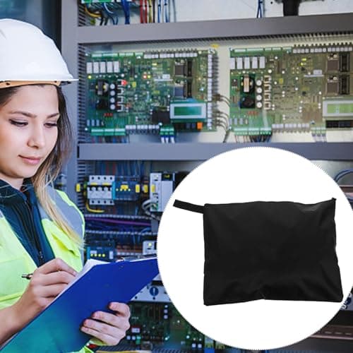 Levemolo Tool Bags Portable Handbags Waterproof Oxford Cloth Large Capacity 3pcs Dirt-resistant and Easy to Carry Back to School Tool Storage Pouch Set with Lanyard Multitool Bag — view 6