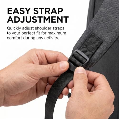 hankousi Pack of 4 Plastic Ladder Lock Buckles, 25mm Inner Diameter Backpack Replacement Buckles, Durable Webbing Adjuster Clips for Backpacks, Luggage Straps & Seat Belts — view 6