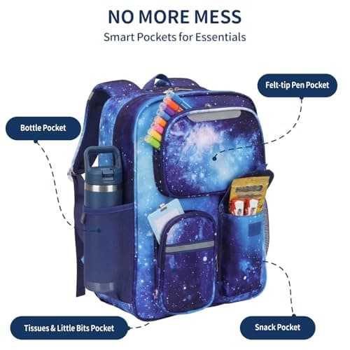 Bagseri School Bag for Boys 8-12 Years - Rucksack for Primary School — view 5