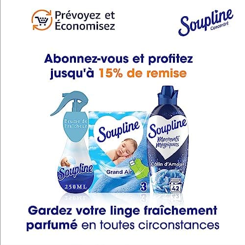 SOUPLINE - Wardrobe Bags - Fresh Air Scent - Laundry Perfume for 6 Weeks - Neutralizes Odors (Pack of 1 including 3 bags) — view 6